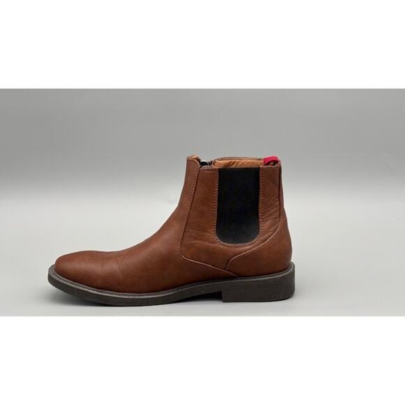 EUC Mens sz. 8.5 brown Guess ankle chelsea boots w/zipper NO ORIGINAL PACKAGING - Picture 13 of 16